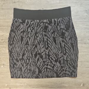 Black and Grey Women's Skirt